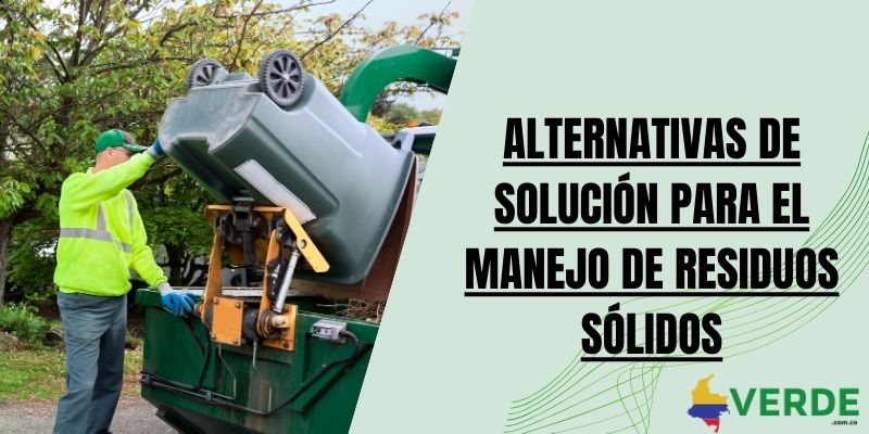 Alternativas de solución para el manejo de residuos sólidos
