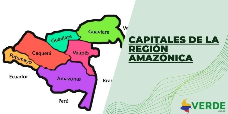 Capitales de la región Amazónica