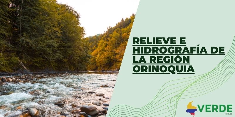 Relieve e hidrografía de la región Orinoquia